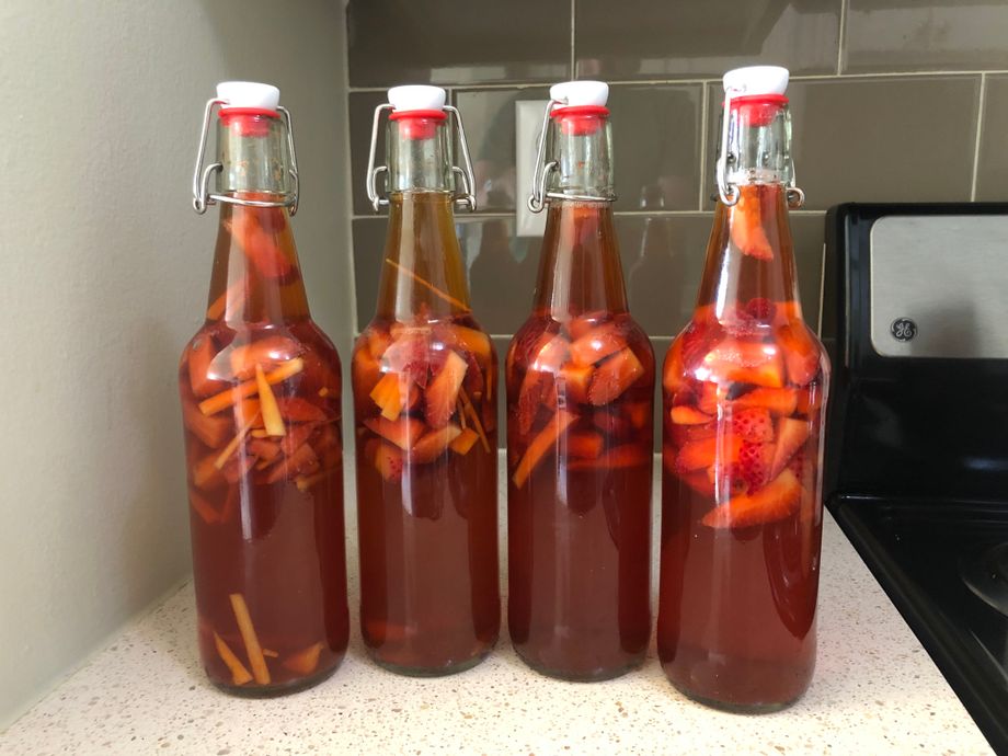 Third bottling due to a strawberry sale.