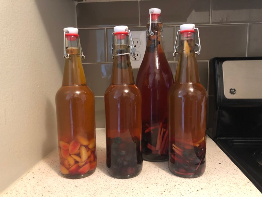 Blueberry bottles